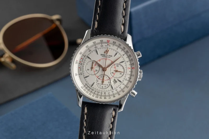 Breitling Montbrillant chronograph steel automatic men's watch A41370 [2504455]