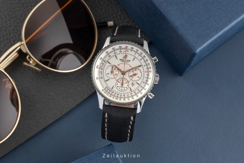 Breitling Montbrillant chronograph steel automatic men's watch A41370 [2504455]