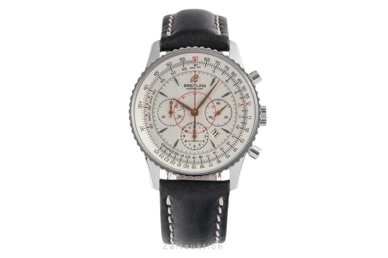 Breitling Montbrillant chronograph steel automatic men's watch A41370 [2504455]