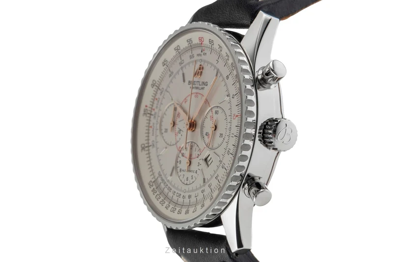 Breitling Montbrillant chronograph steel automatic men's watch A41370 [2504455]