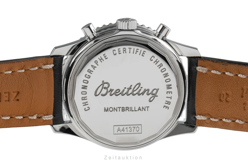 Breitling Montbrillant chronograph steel automatic men's watch A41370 [2504455]