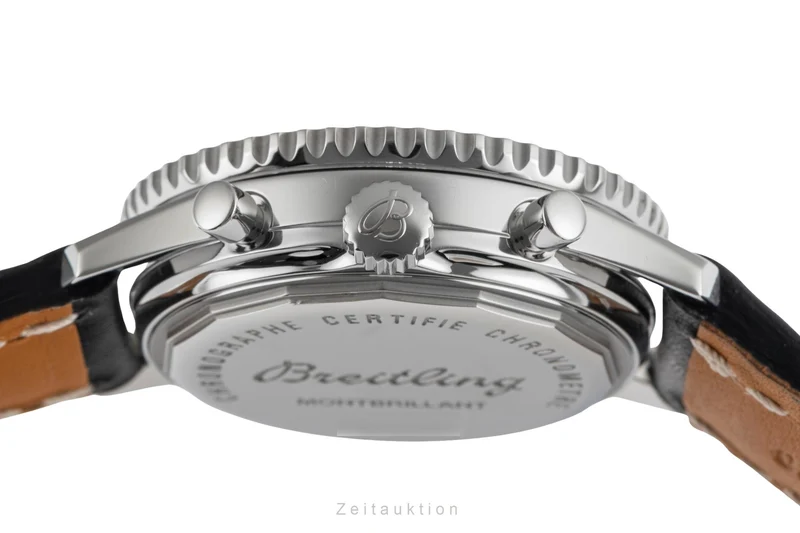 Breitling Montbrillant chronograph steel automatic men's watch A41370 [2504455]