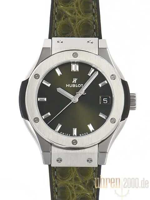 Hublot Classic Fusion Titanium Quarz 33 Green 581.NX.8970.LR