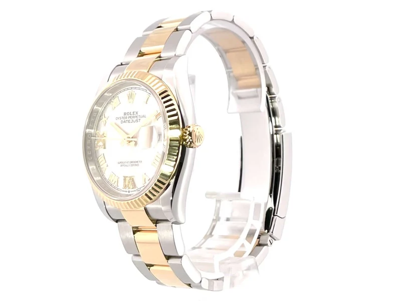 Rolex Datejust 36 126233 Silber Römisch Diamant