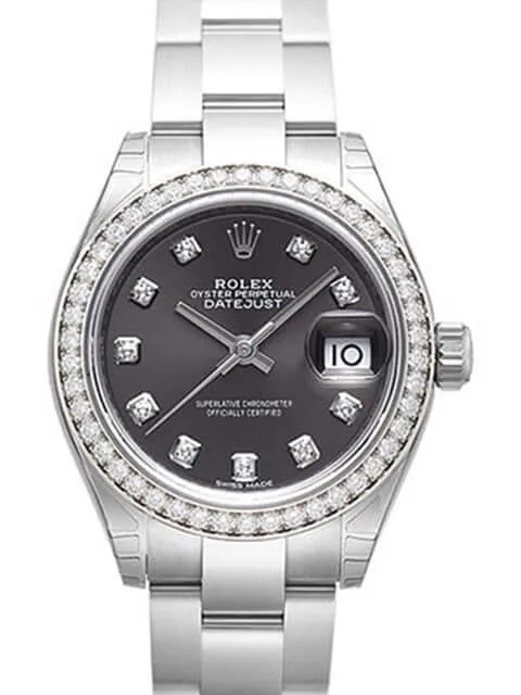Rolex Datejust 28 279384RBR Rhodium Diamant