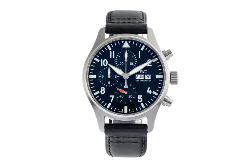 IWC Fliegerchronograph chronograph steel automatic men's watch IW378001 LP: 7800EUR [2504049]