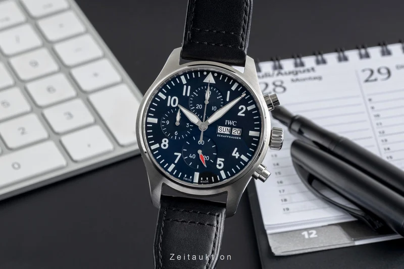 IWC Fliegerchronograph chronograph steel automatic men's watch IW378001 LP: 7800EUR [2504049]