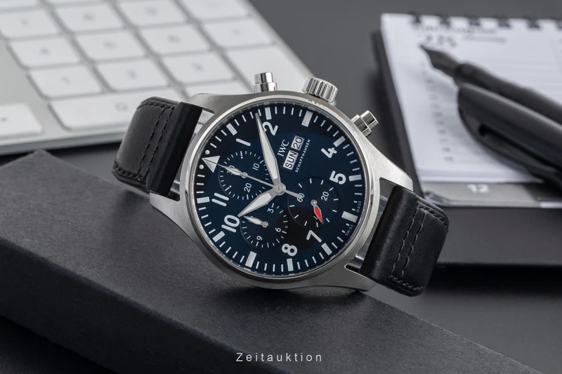 IWC Fliegerchronograph chronograph steel automatic men's watch IW378001 LP: 7800EUR [2504049]
