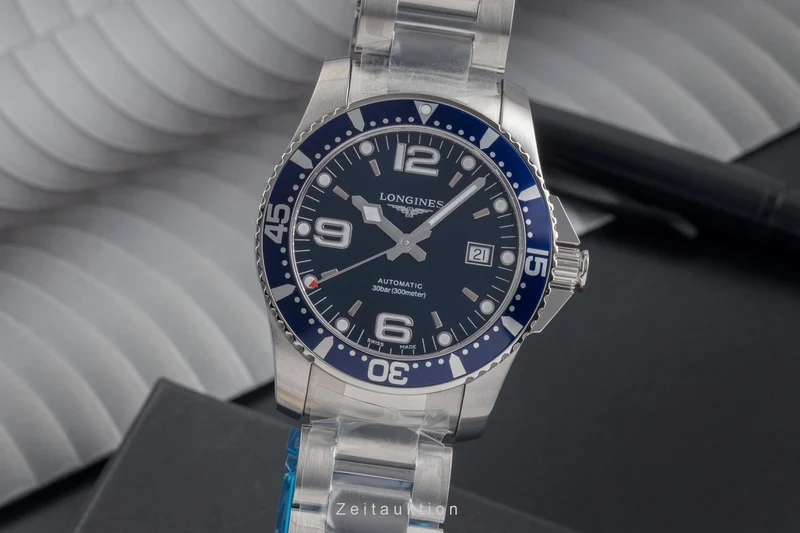 Longines Hydro Conquest steel automatic men's watch L3.742.4.96.6 [2503834]