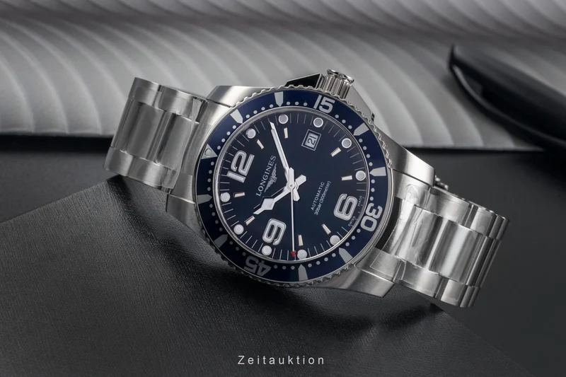 Longines Hydro Conquest steel automatic men's watch L3.742.4.96.6 [2503834]