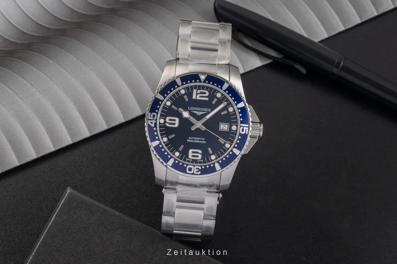 Longines Hydro Conquest steel automatic men's watch L3.742.4.96.6 [2503834]