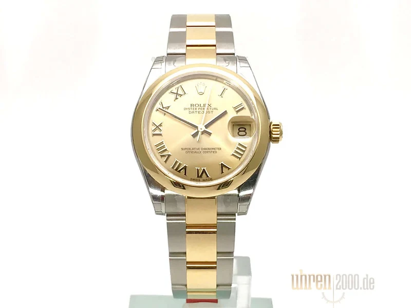 Rolex Datejust 31 Edelstahl Gelbgold 178243 Champagner R