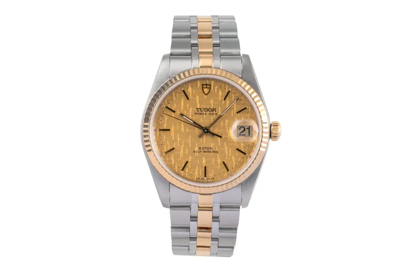 Tudor Prince Date steel / gold automatic men's watch 74033 [2503885]