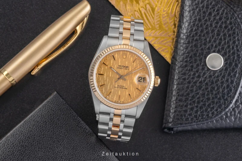 Tudor Prince Date steel / gold automatic men's watch 74033 [2503885]