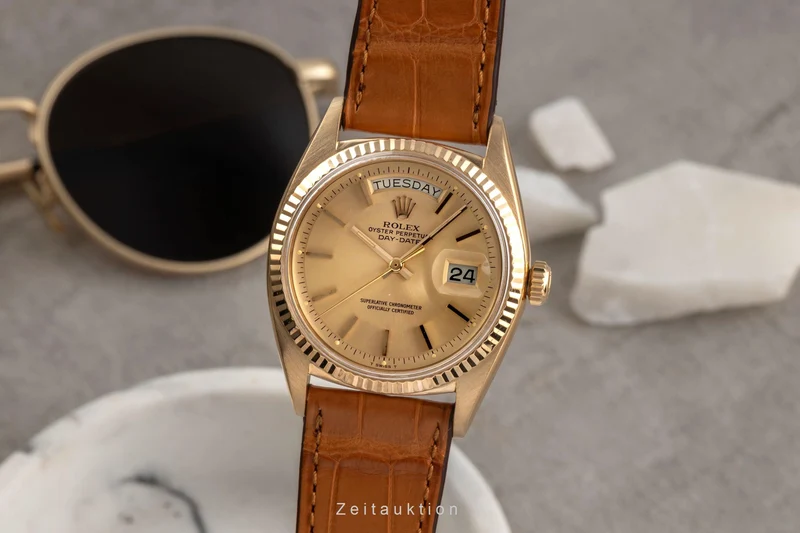 Rolex Day-Date 18 ct gold automatic men's watch 1803 Vintage [2504066]