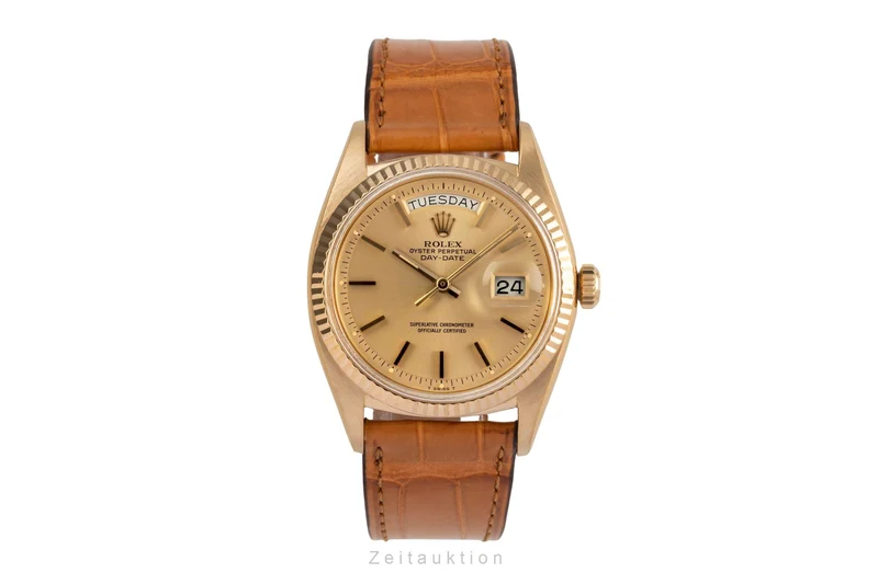 Rolex Day-Date 18 ct gold automatic men's watch 1803 Vintage [2504066]