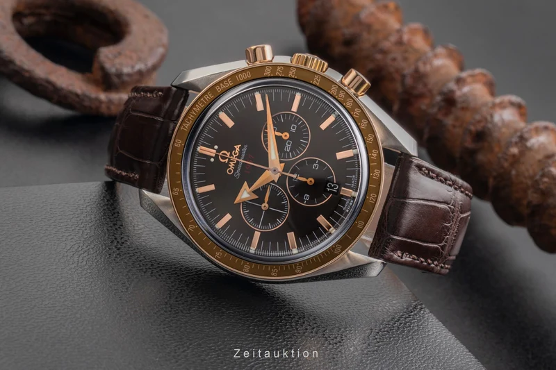 Omega Speedmaster chronograph steel / gold automatic men's watch 321.93.42.50.13.001 [2503527]