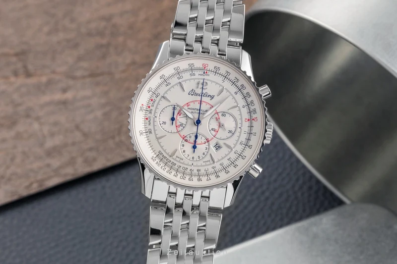 Breitling Montbrillant chronograph steel automatic men's watch A4137012/G789 [2503922]