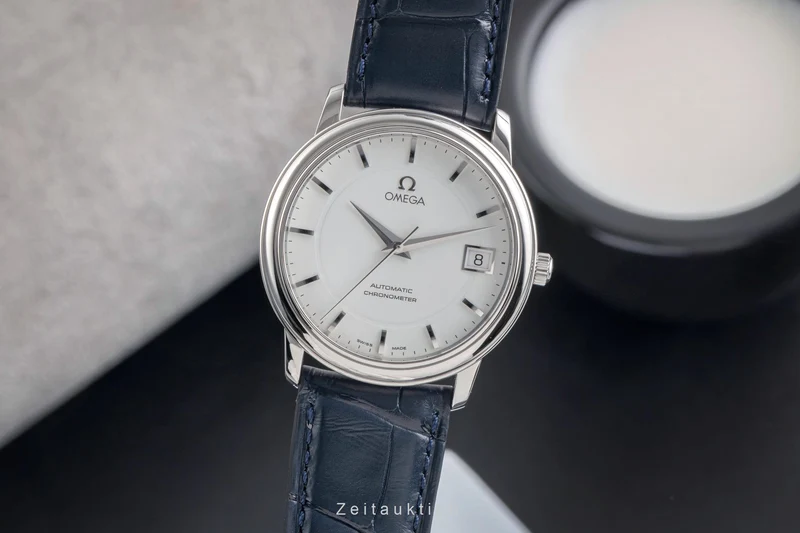 Omega De Ville steel automatic men's watch 4500.21.00 Vintage [2503874]