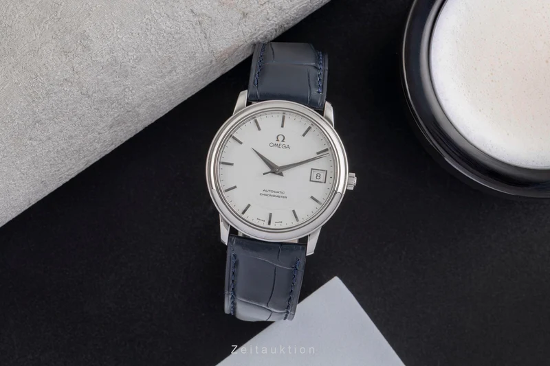 Omega De Ville steel automatic men's watch 4500.21.00 Vintage [2503874]