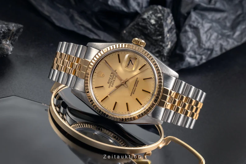 Rolex Datejust steel / gold automatic men's watch 16013 Vintage [2503664]