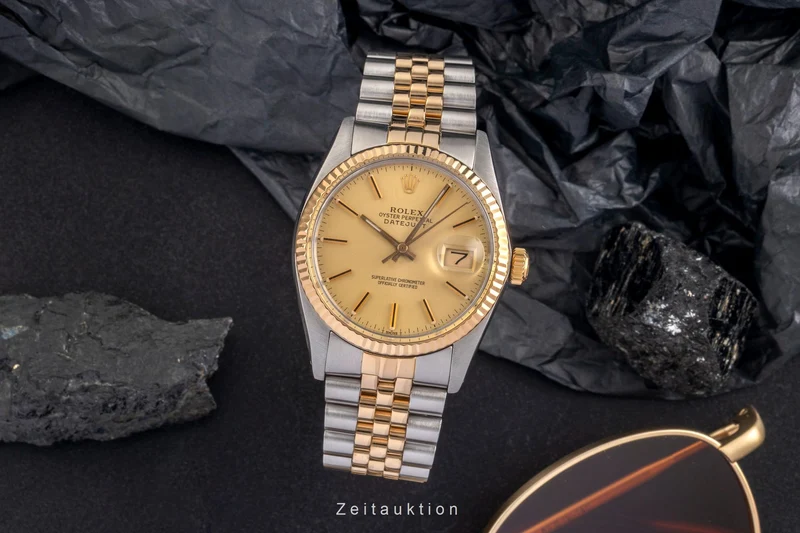 Rolex Datejust steel / gold automatic men's watch 16013 Vintage [2503664]