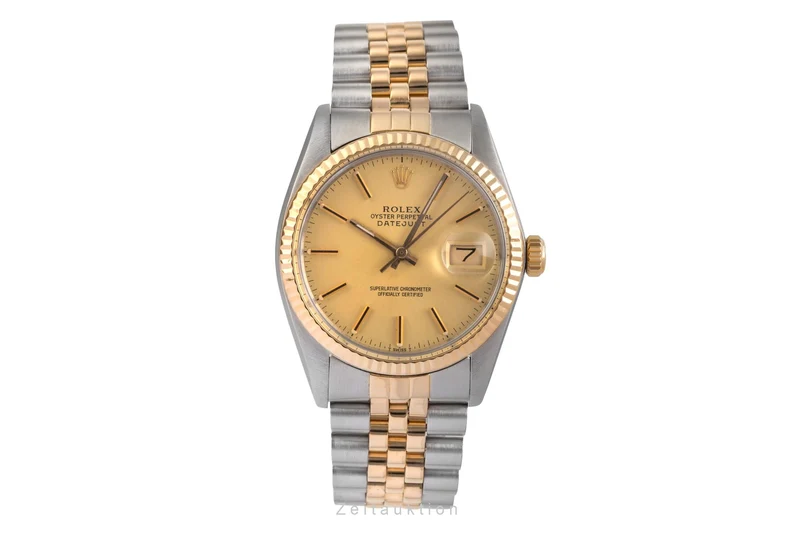 Rolex Datejust steel / gold automatic men's watch 16013 Vintage [2503664]