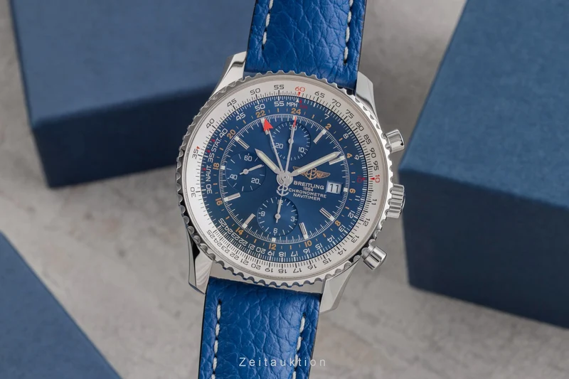 Breitling Navitimer World chronograph steel automatic men's watch A24322 [2504027]