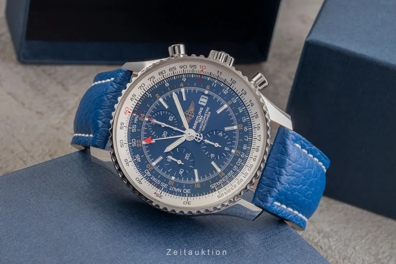 Breitling Navitimer World chronograph steel automatic men's watch A24322 [2504027]
