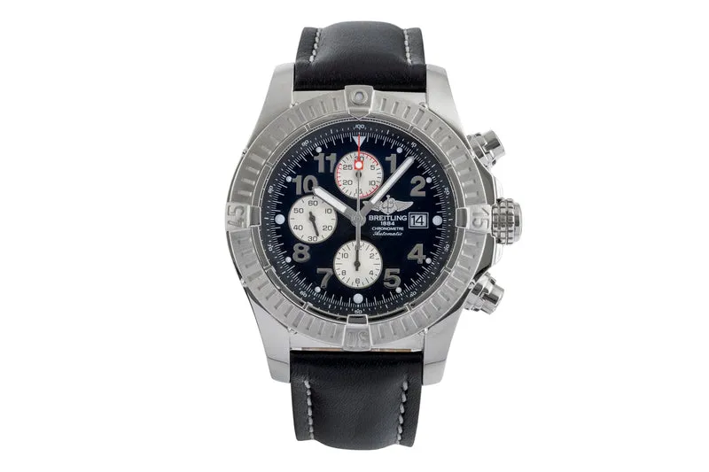 Breitling Super Avenger chronograph steel automatic men's watch A13370 [2503770]