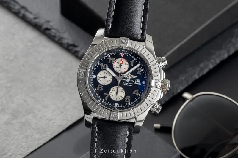 Breitling Super Avenger chronograph steel automatic men's watch A13370 [2503770]
