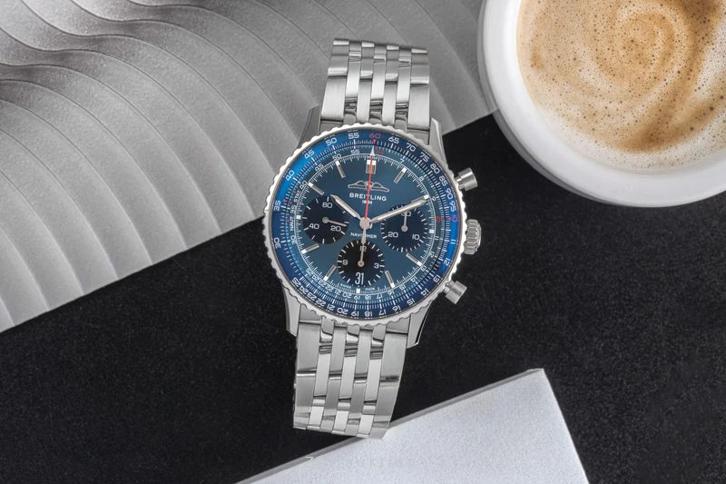 Breitling Navitimer 01 chronograph steel automatic men's watch AB0139241C1P1 LP: 9650EUR [2503762]