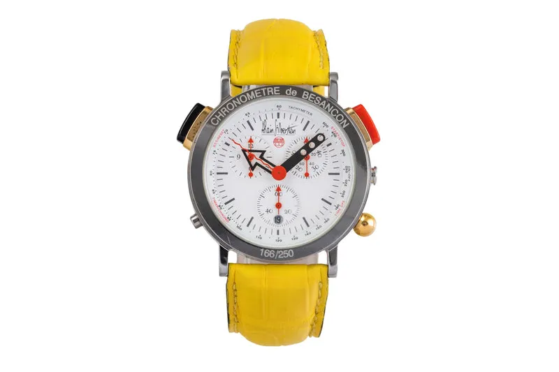 Alain Silberstein Kronoalarm chronograph steel quartz men's watch Limited [2503585]