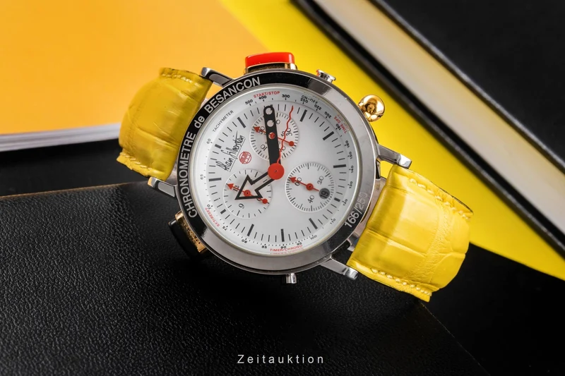 Alain Silberstein Kronoalarm chronograph steel quartz men's watch Limited [2503585]