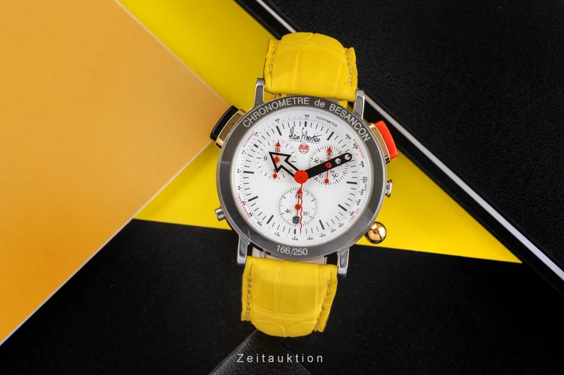 Alain Silberstein Kronoalarm chronograph steel quartz men's watch Limited [2503585]
