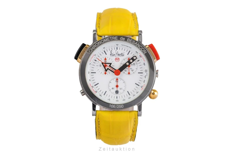 Alain Silberstein Kronoalarm chronograph steel quartz men's watch Limited [2503585]