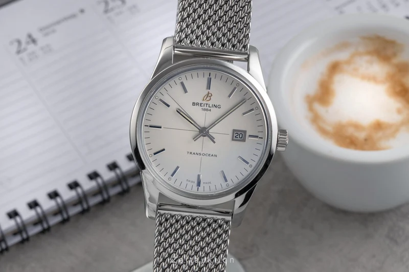 Breitling Transocean steel automatic men's watch A10360 [2503976]