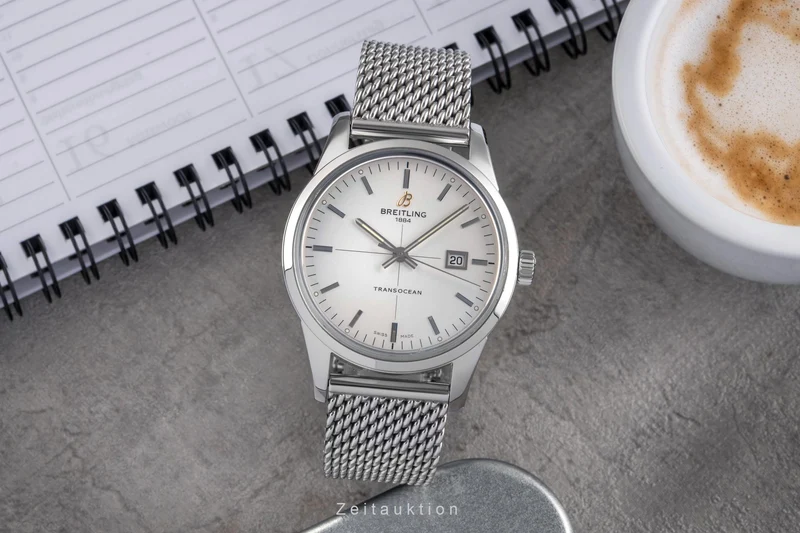 Breitling Transocean steel automatic men's watch A10360 [2503976]