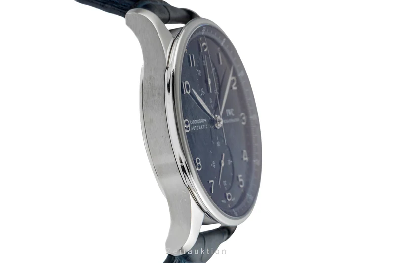 IWC Portugieser chronograph steel automatic men's watch IW371447 LP: 9100EUR [2503382]
