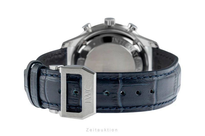 IWC Portugieser chronograph steel automatic men's watch IW371447 LP: 9100EUR [2503382]