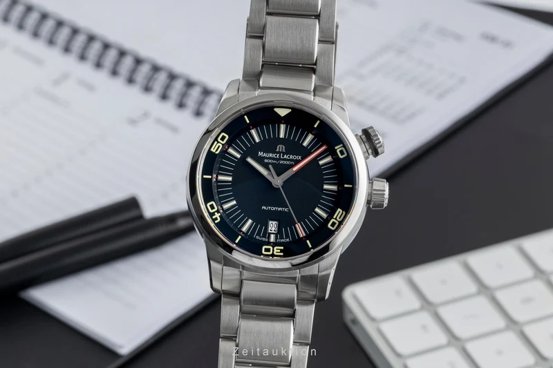 Maurice Lacroix Pontos steel automatic men's watch PT6248-55002-330 [2503024]