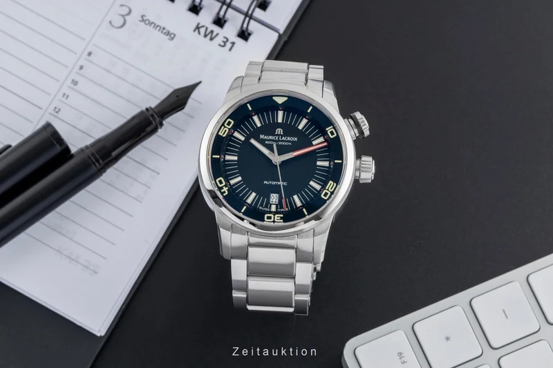 Maurice Lacroix Pontos steel automatic men's watch PT6248-55002-330 [2503024]