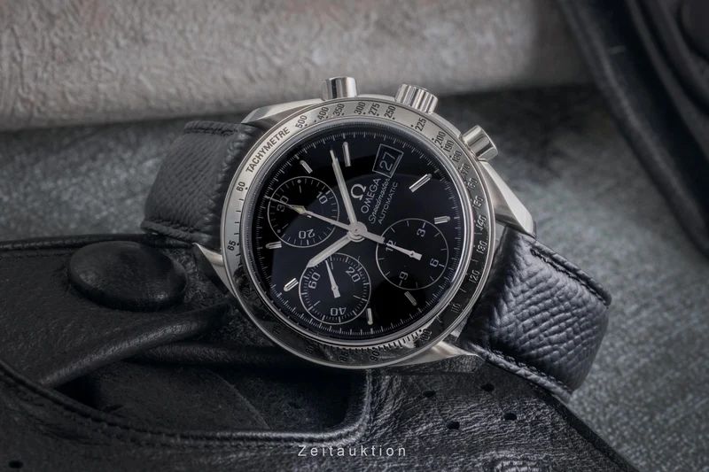 Omega Speedmaster Date chronograph steel automatic men's watch 3513.50.00 LP: 6100EUR [2502250]