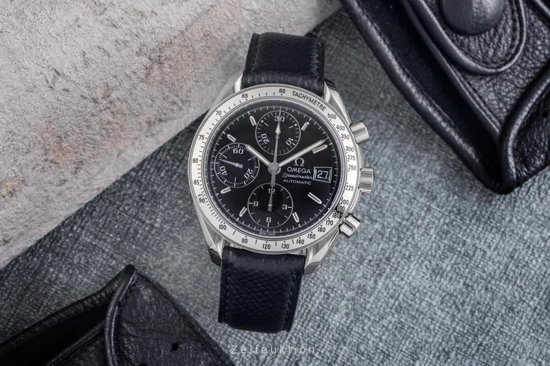 Omega Speedmaster Date chronograph steel automatic men's watch 3513.50.00 LP: 6100EUR [2502250]