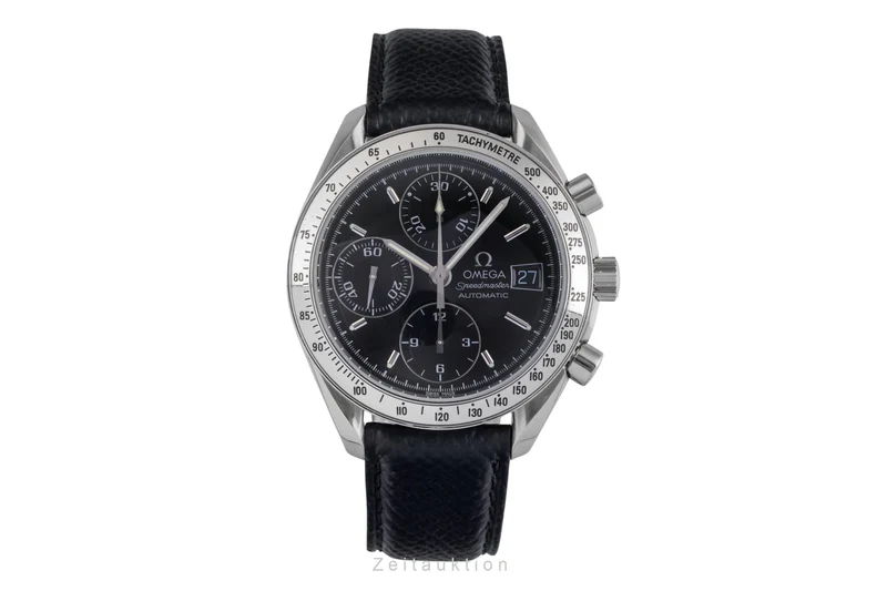Omega Speedmaster Date chronograph steel automatic men's watch 3513.50.00 LP: 6100EUR [2502250]