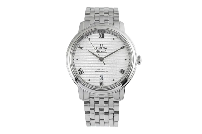Omega De Ville steel automatic men's watch 424.10.40.20.02.006 LP: 4100EUR [2503879]