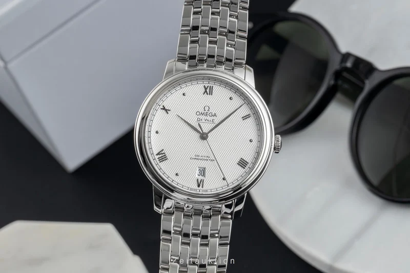 Omega De Ville steel automatic men's watch 424.10.40.20.02.006 LP: 4100EUR [2503879]