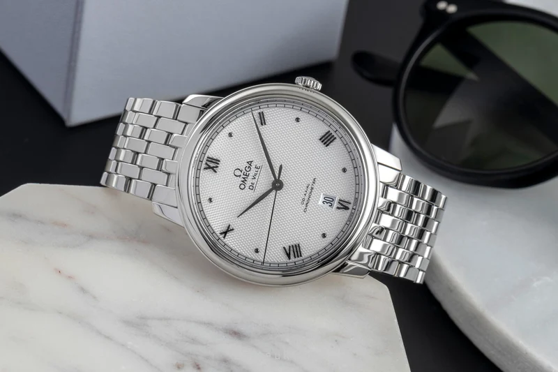 Omega De Ville steel automatic men's watch 424.10.40.20.02.006 LP: 4100EUR [2503879]