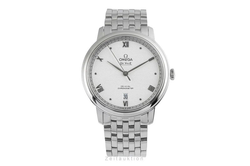 Omega De Ville steel automatic men's watch 424.10.40.20.02.006 LP: 4100EUR [2503879]