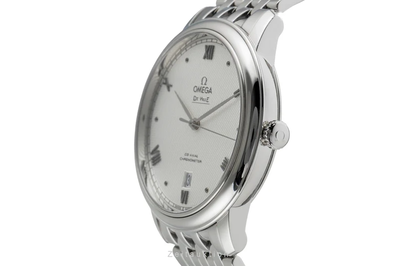 Omega De Ville steel automatic men's watch 424.10.40.20.02.006 LP: 4100EUR [2503879]